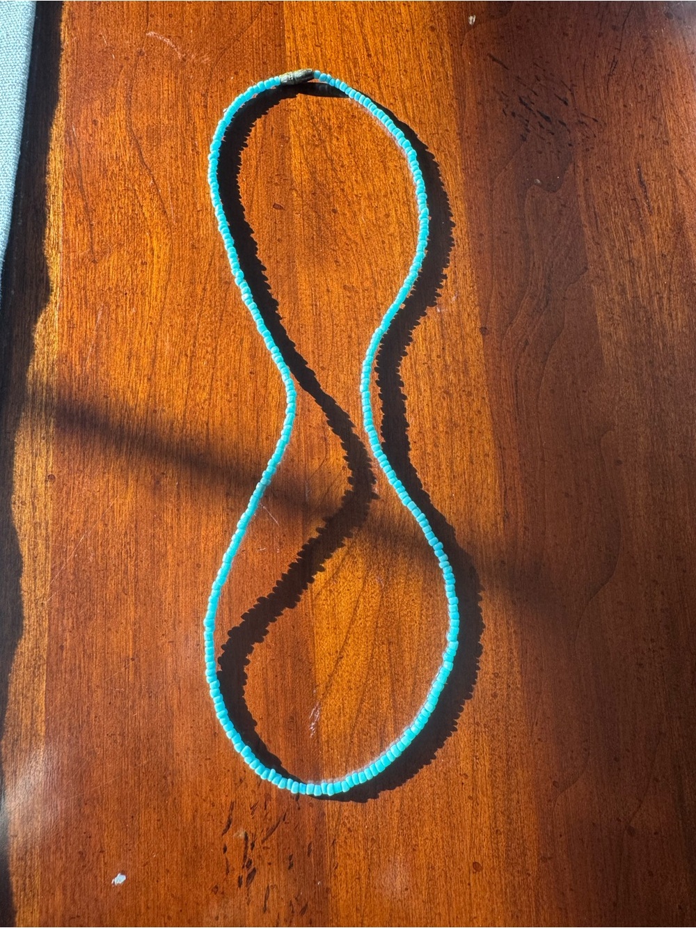 Natural Larimar Beads Choker